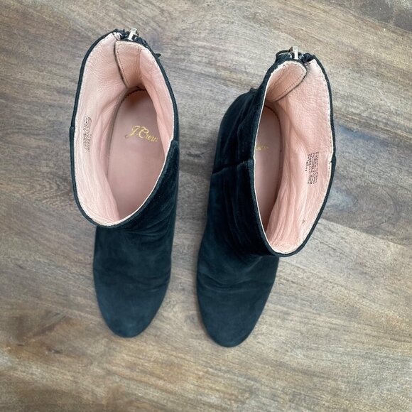 J Crew Ankle Boots Womens Size 8 Black Leather Classic - Picture 3 of 10